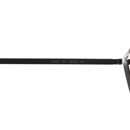 Saint Laurent Rectangular Sunglasses SL252 Black 6 of 6