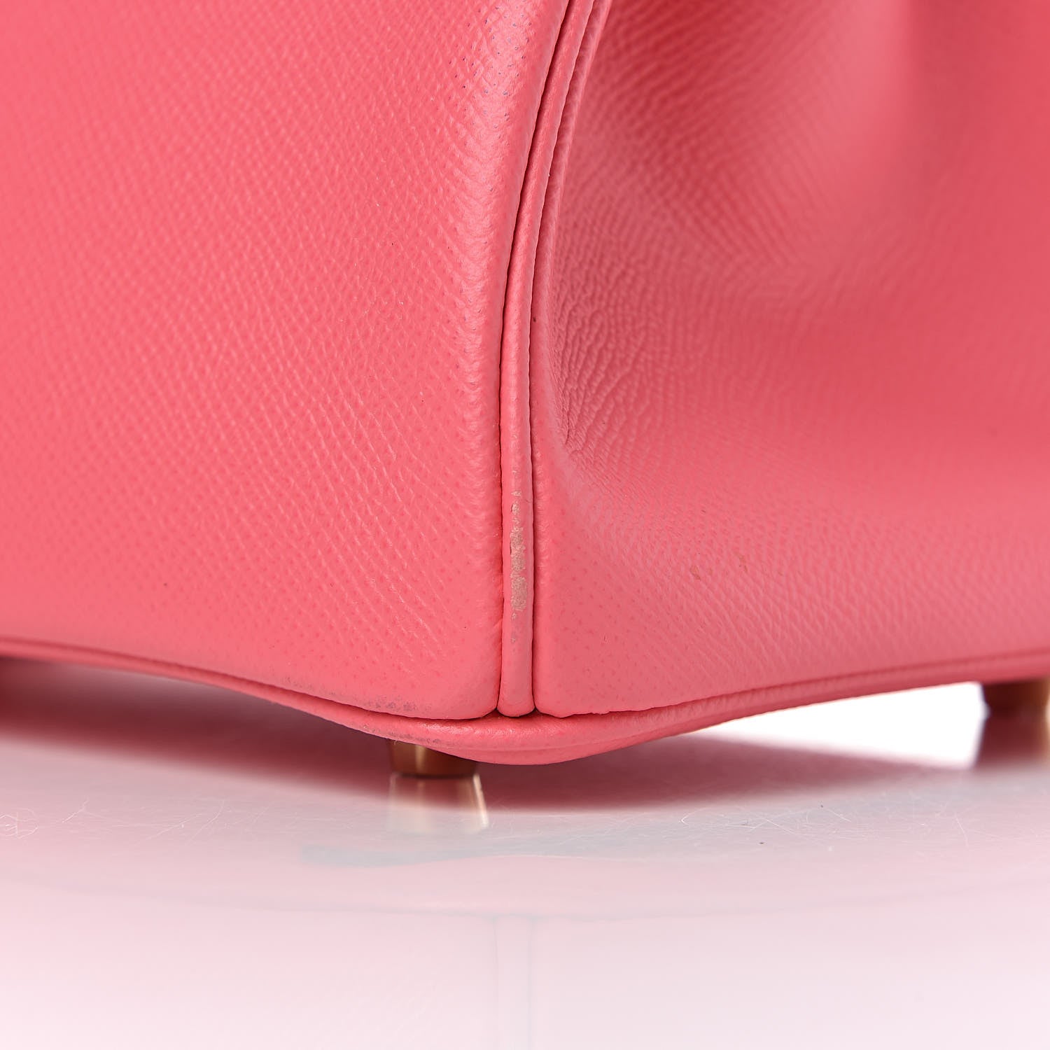 Hermes Epsom Horseshoe Birkin 30 Rose Azalee Jaune D'or 29 of 33