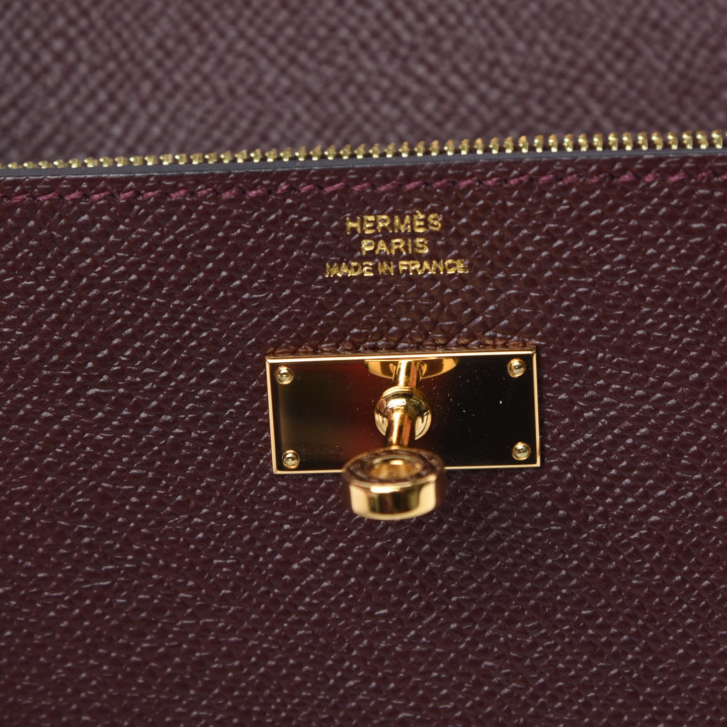 Epsom Kelly Longue Wallet Bordeaux