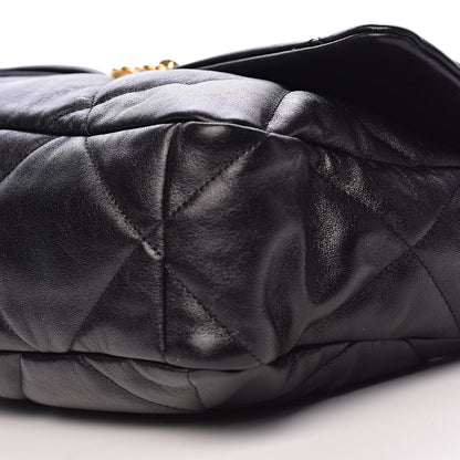 Chanel Lambskin Quilted Large 19 Flap Black 11 of 13