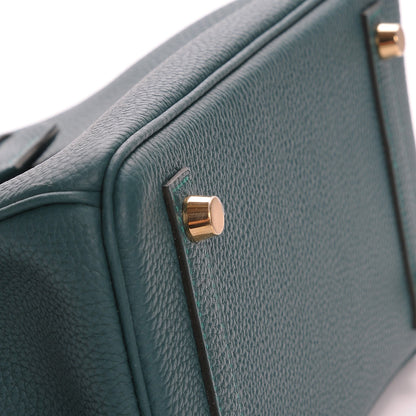 Hermes Togo Birkin 25 Malachite 11 of 26
