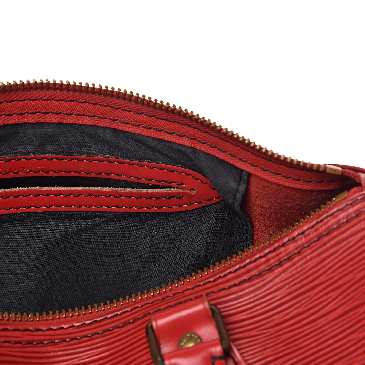 Louis Vuitton Epi Speedy 25 Castillan Red 13 of 23