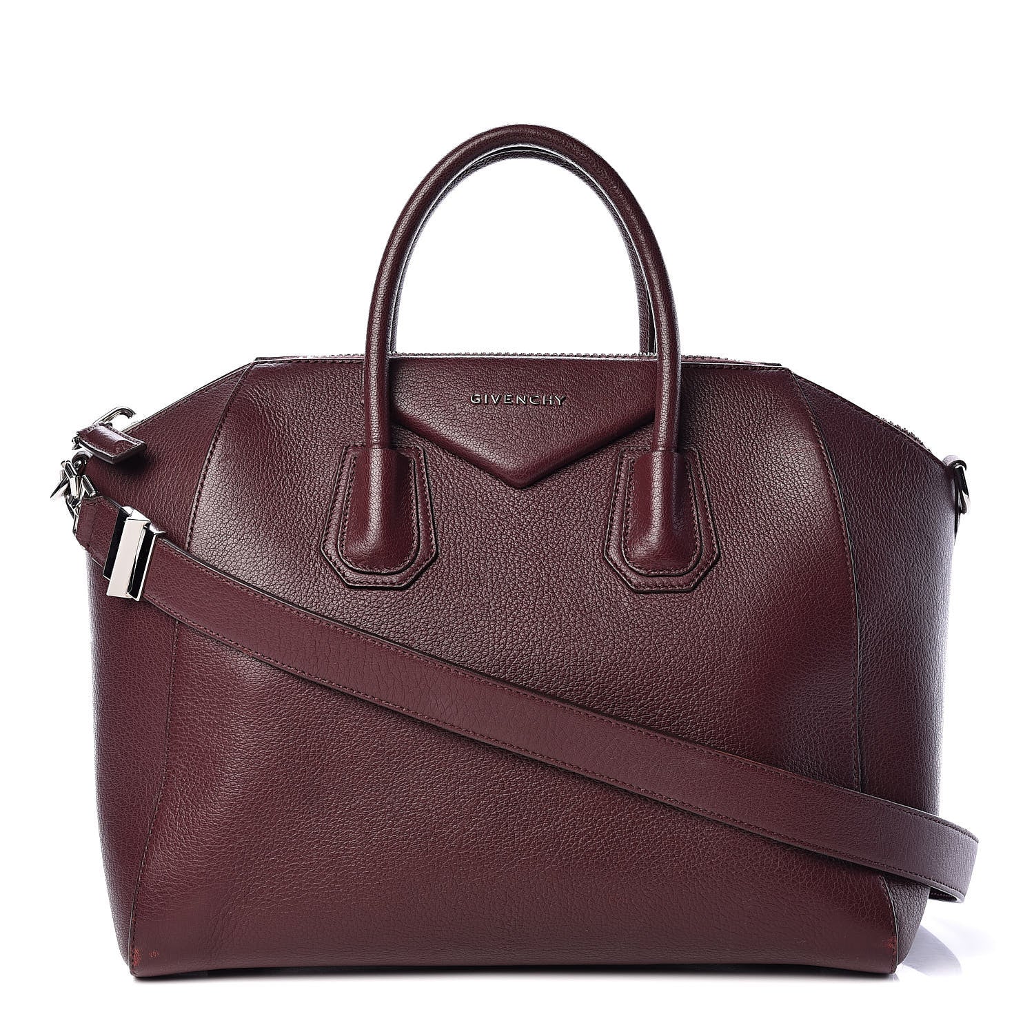 Givenchy Sugar Goatskin Medium Antigona Oxblood 1 of 17
