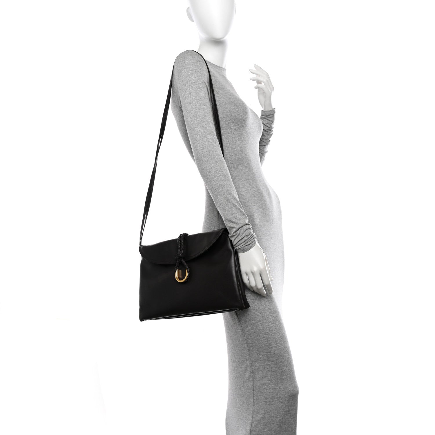 Bottega Veneta Smooth Calfskin Medium Liberta Shoulder Bag Fondant 2 of 10