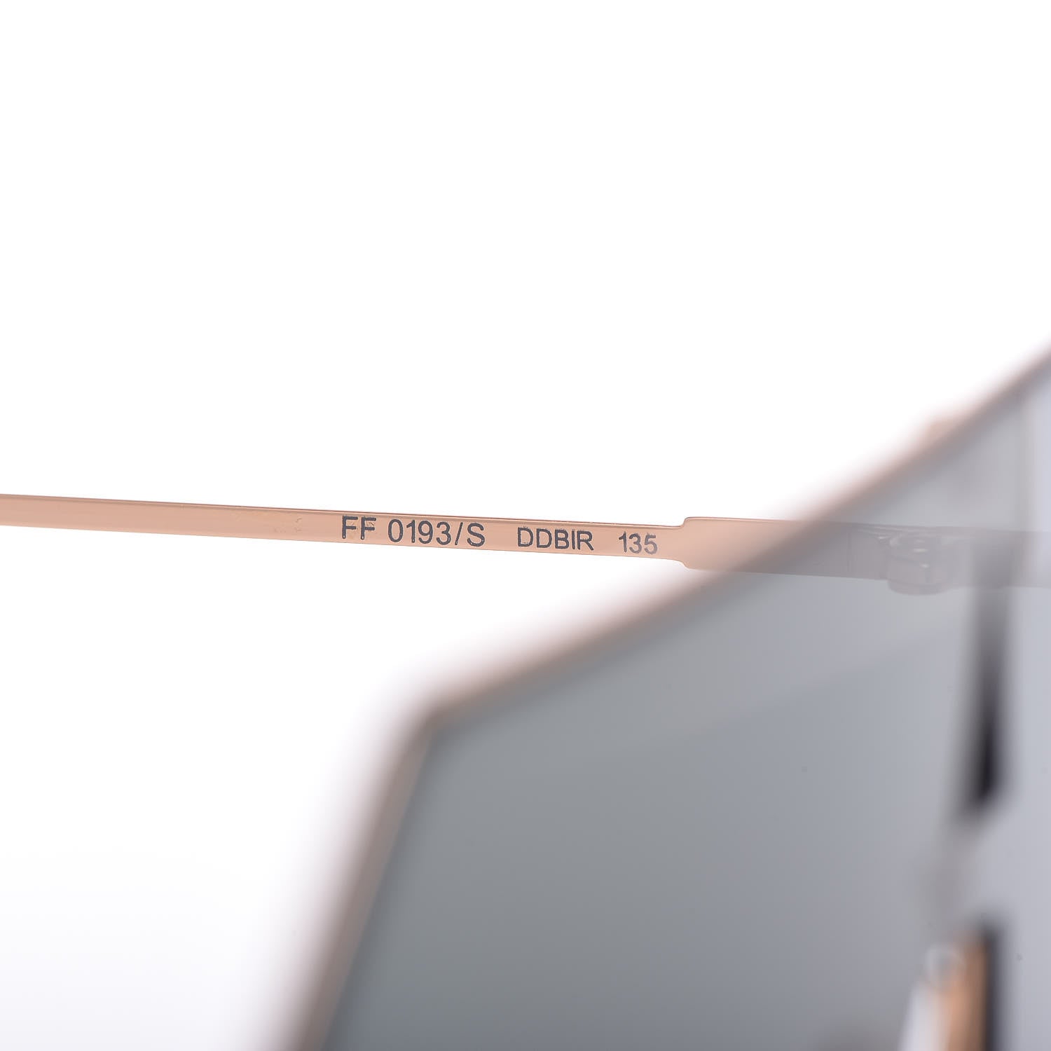 Fendi Metal Mirrored Eyeline Sunglasses FF 0193/S Matte Rose Gold 5 of 8