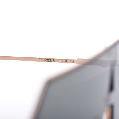 Fendi Metal Mirrored Eyeline Sunglasses FF 0193/S Matte Rose Gold 5 of 8