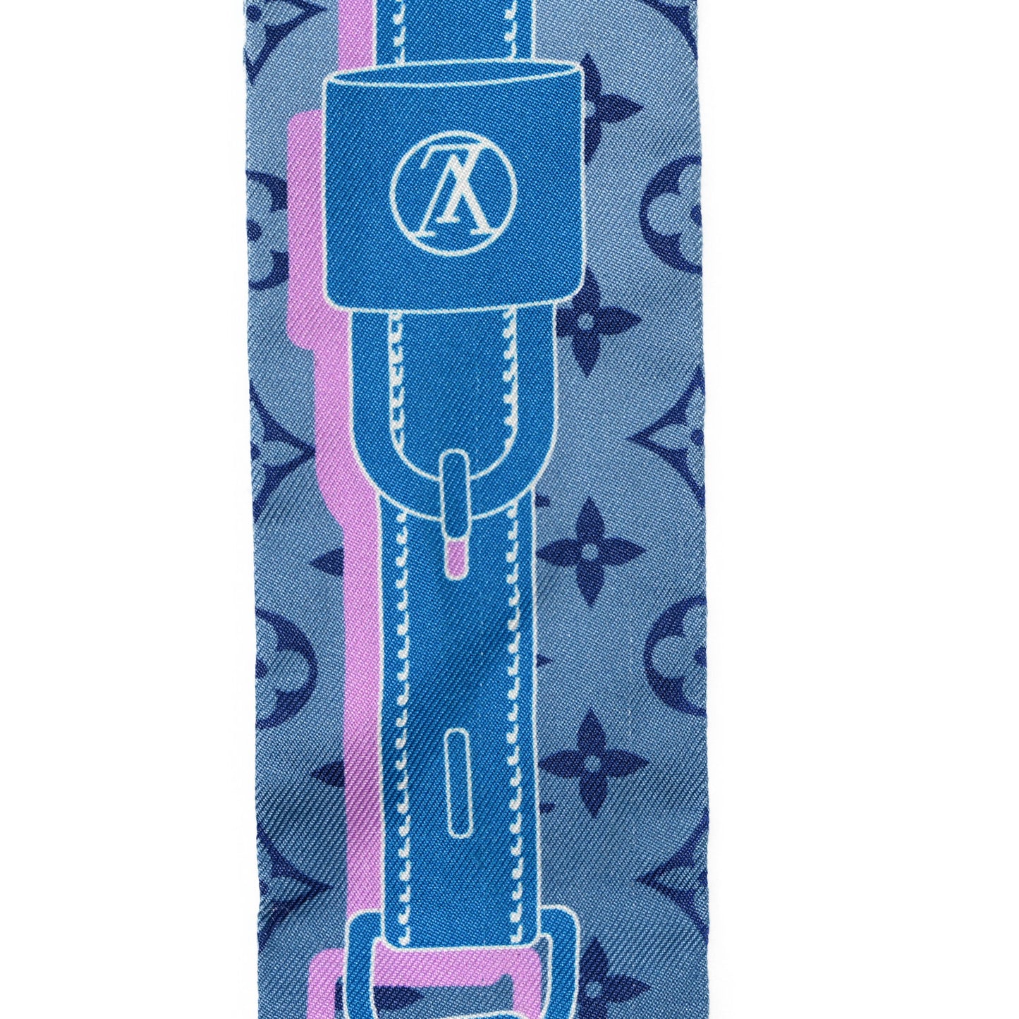 Silk Monogram Rising Confidential BB Bandeau Denim