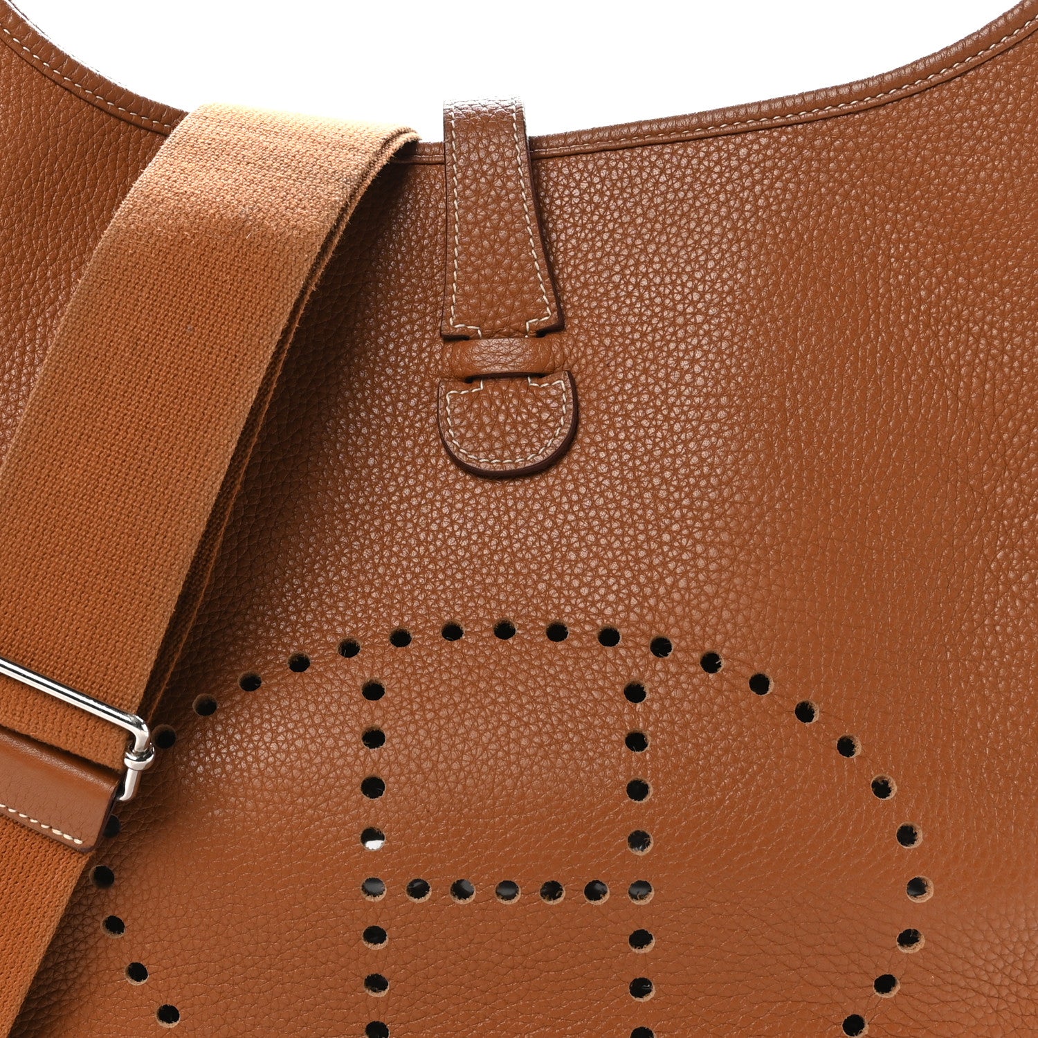 Hermes Taurillon Clemence Evelyne III GM Gold 8 of 10