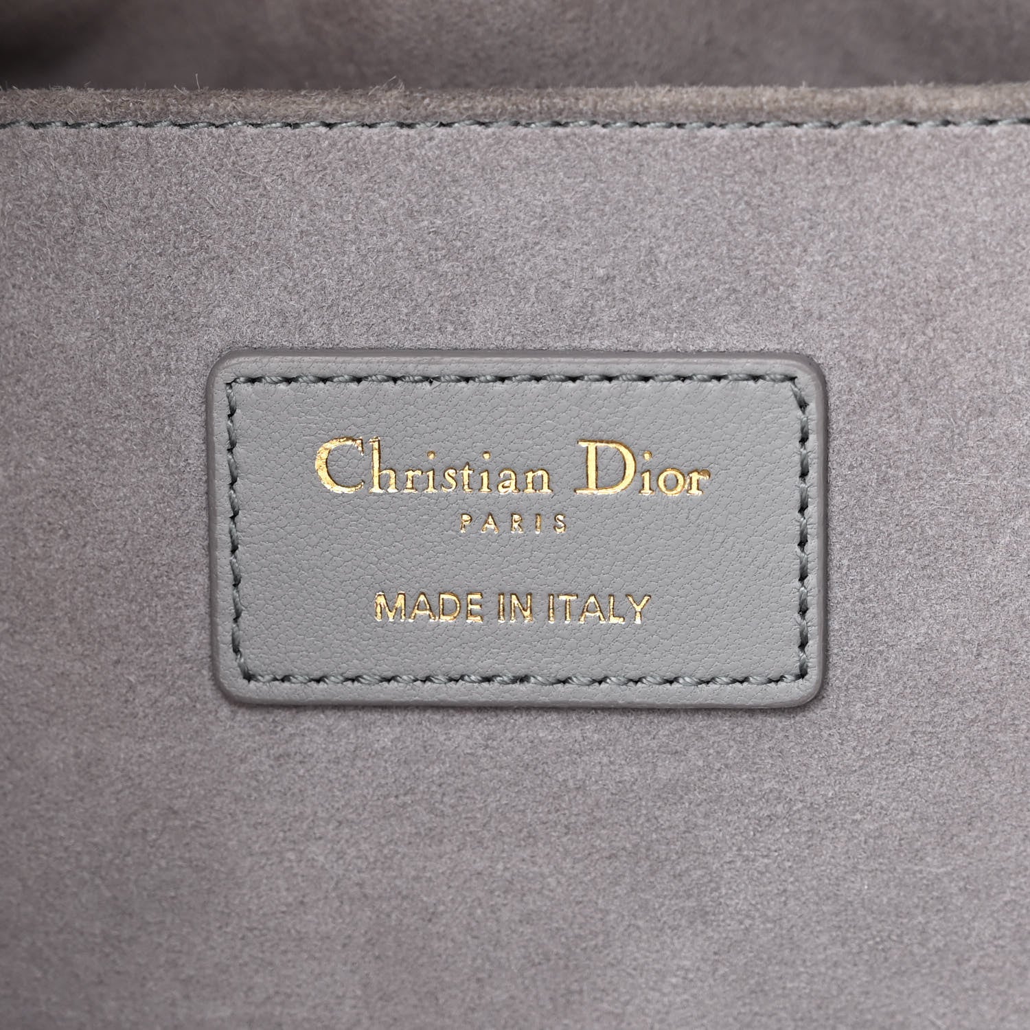 Christian Dior Lambskin Supple Macrocannage Ammi Bag Grey 6 of 10