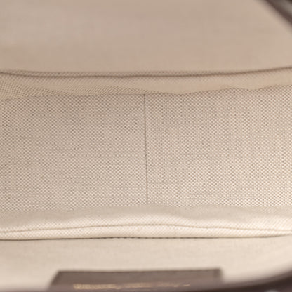 Gucci Canvas Calfskin 100 Centennial Music Medium Bamboo 1947 Top Handle Bag Multicolor 6 of 11