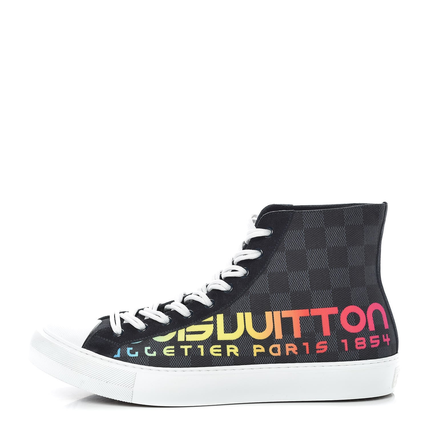 Louis Vuitton Damier Cobalt Tattoo Sneaker Boots 9.5 1 of 9