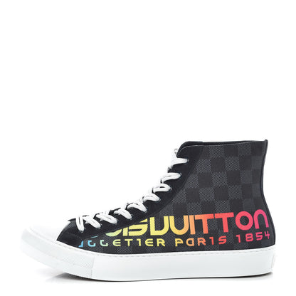 Louis Vuitton Damier Cobalt Tattoo Sneaker Boots 9.5 1 of 9