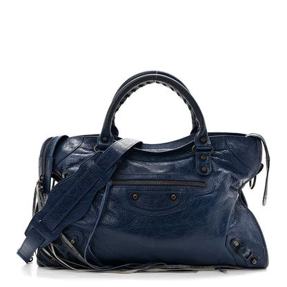 Balenciaga Agneau Classic Hardware City Bleu Mineral 1 of 16