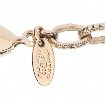 Chanel Gripoix Poured Glass Rue Cambon Necklace Gold 8 of 9