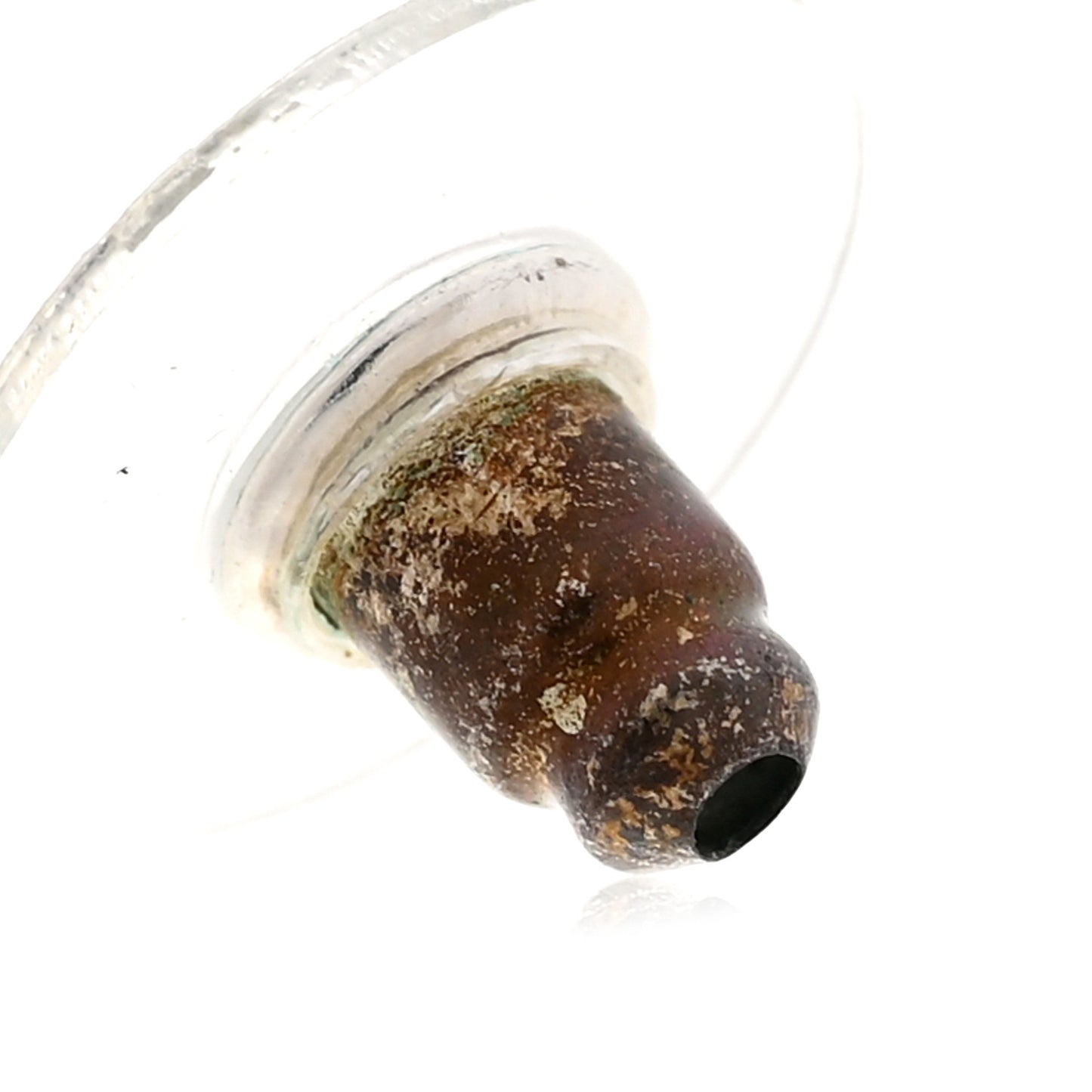 Crystal CC Earrings Silver