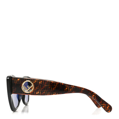 Fendi Acetate F is Fendi FF 51mm Cat Eye Sunglasses 0327/S Tortoise Camouflage 3 of 7