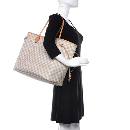 Louis Vuitton Damier Azur Neo Neverfull GM Rose Ballerine 2 of 11