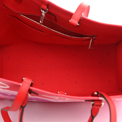 Louis Vuitton Monogram Escale Onthego GM Rouge 5 of 8