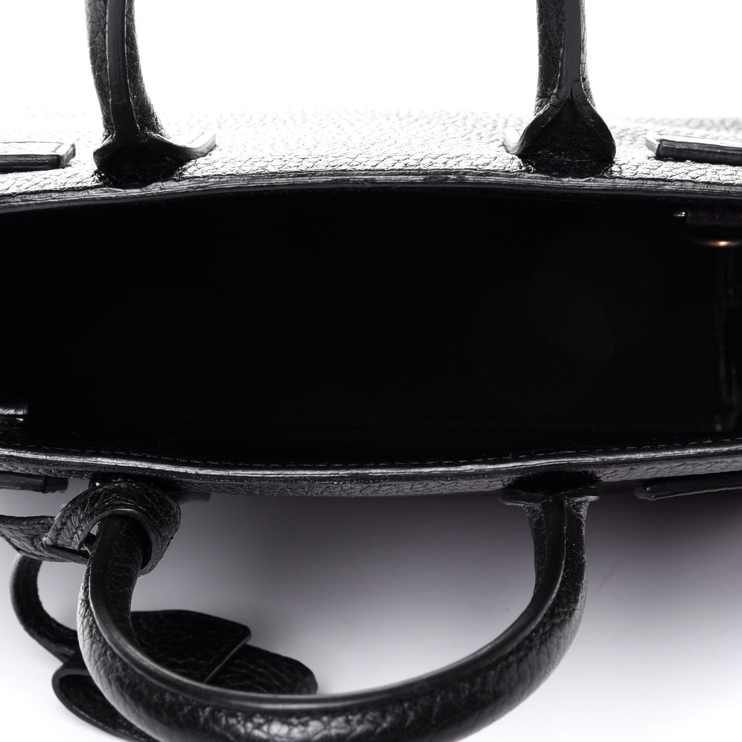 Saint Laurent Grained Calfskin Nano Sac De Jour Black 4 of 5
