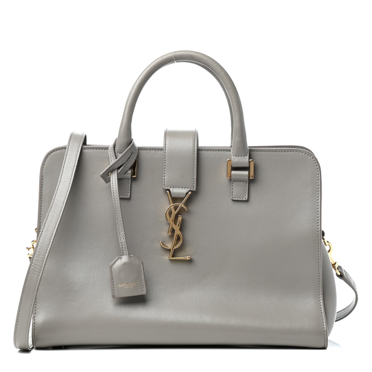 Calfskin Monogram Small Cabas Fog