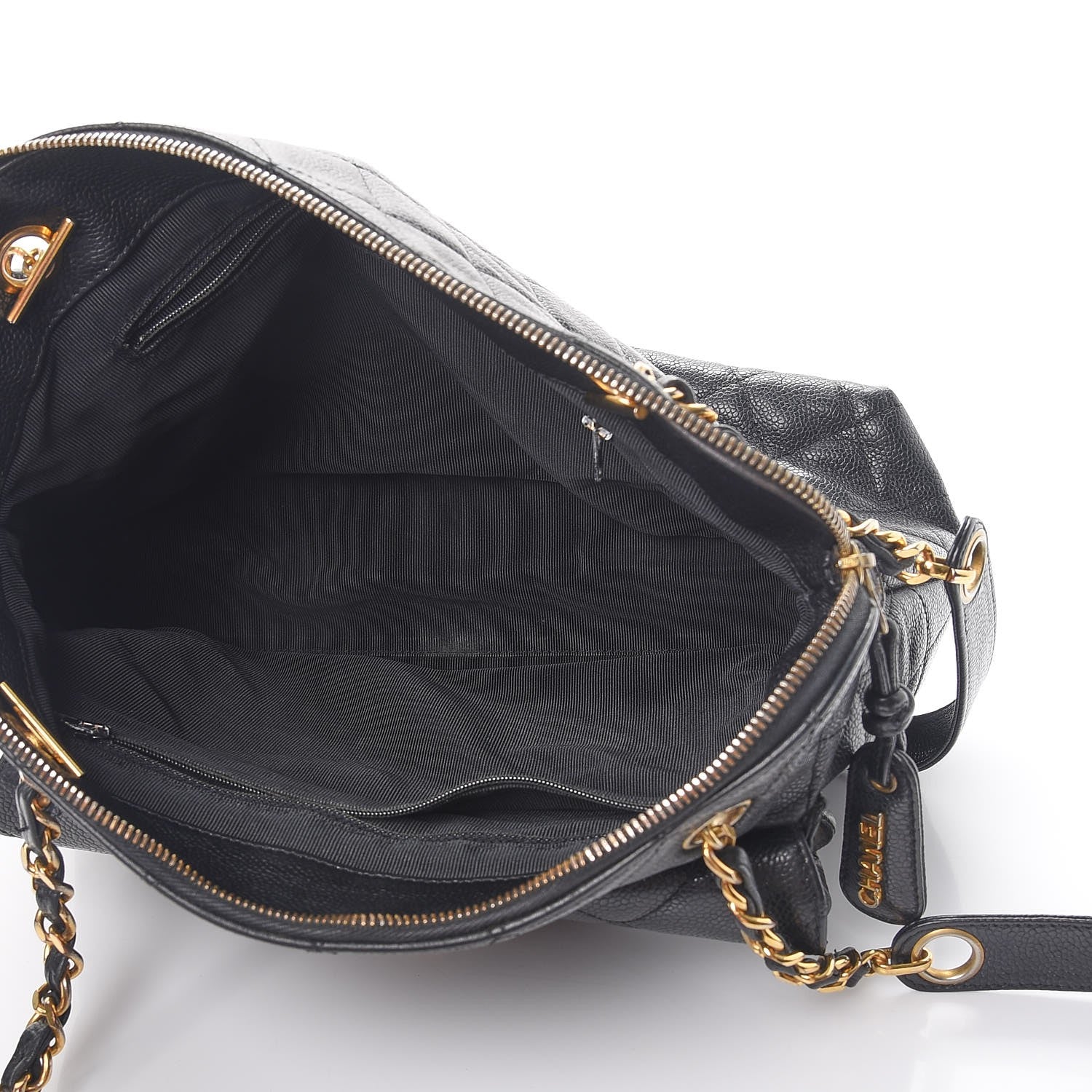 Chanel Caviar Quilted Flap Shoulder Bag Black 5 of 8