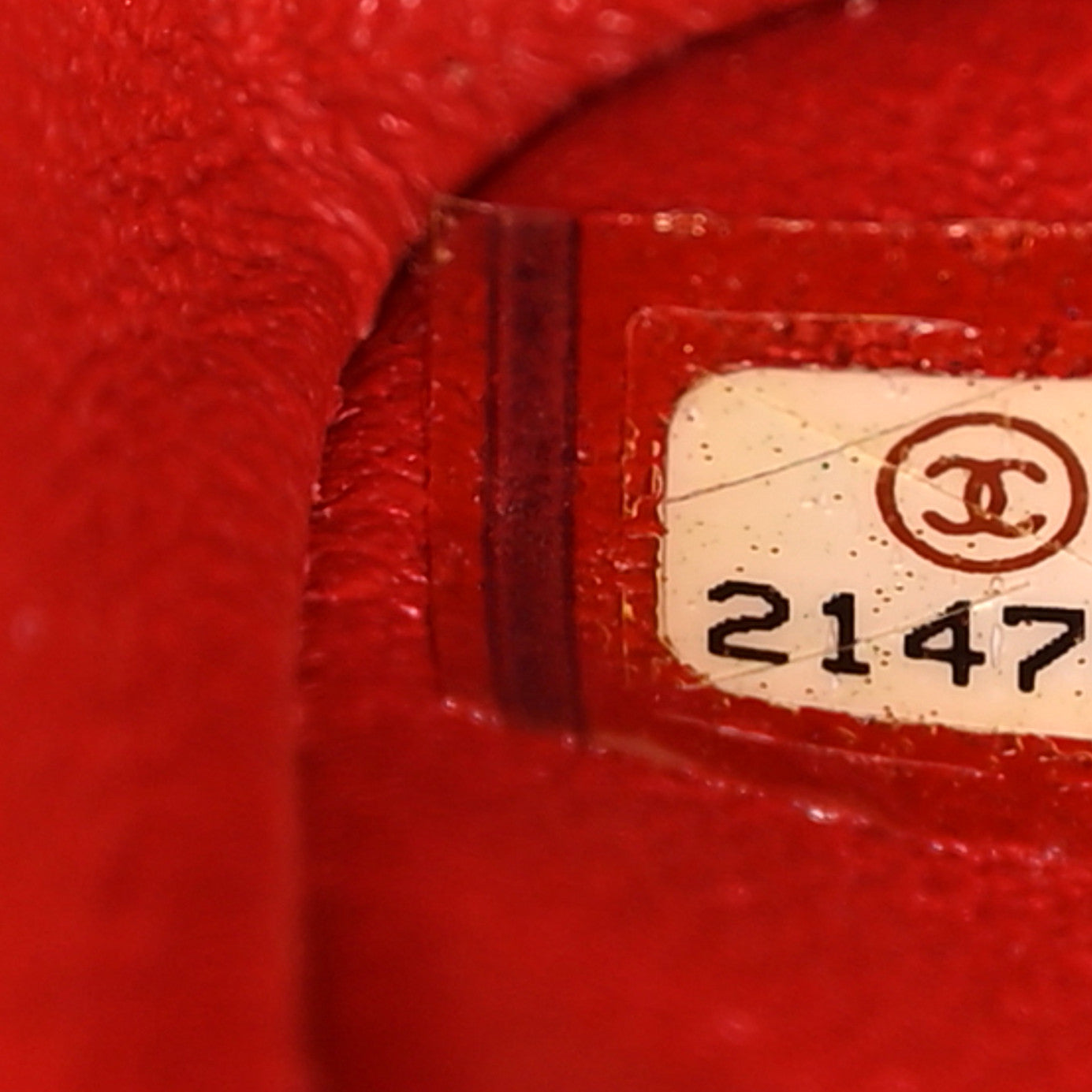Lambskin Quilted Jumbo Double Flap Red