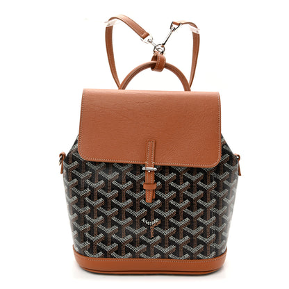 Goyard Goyardine Calfskin Mini Alpin Backpack Black Gold 1 of 11