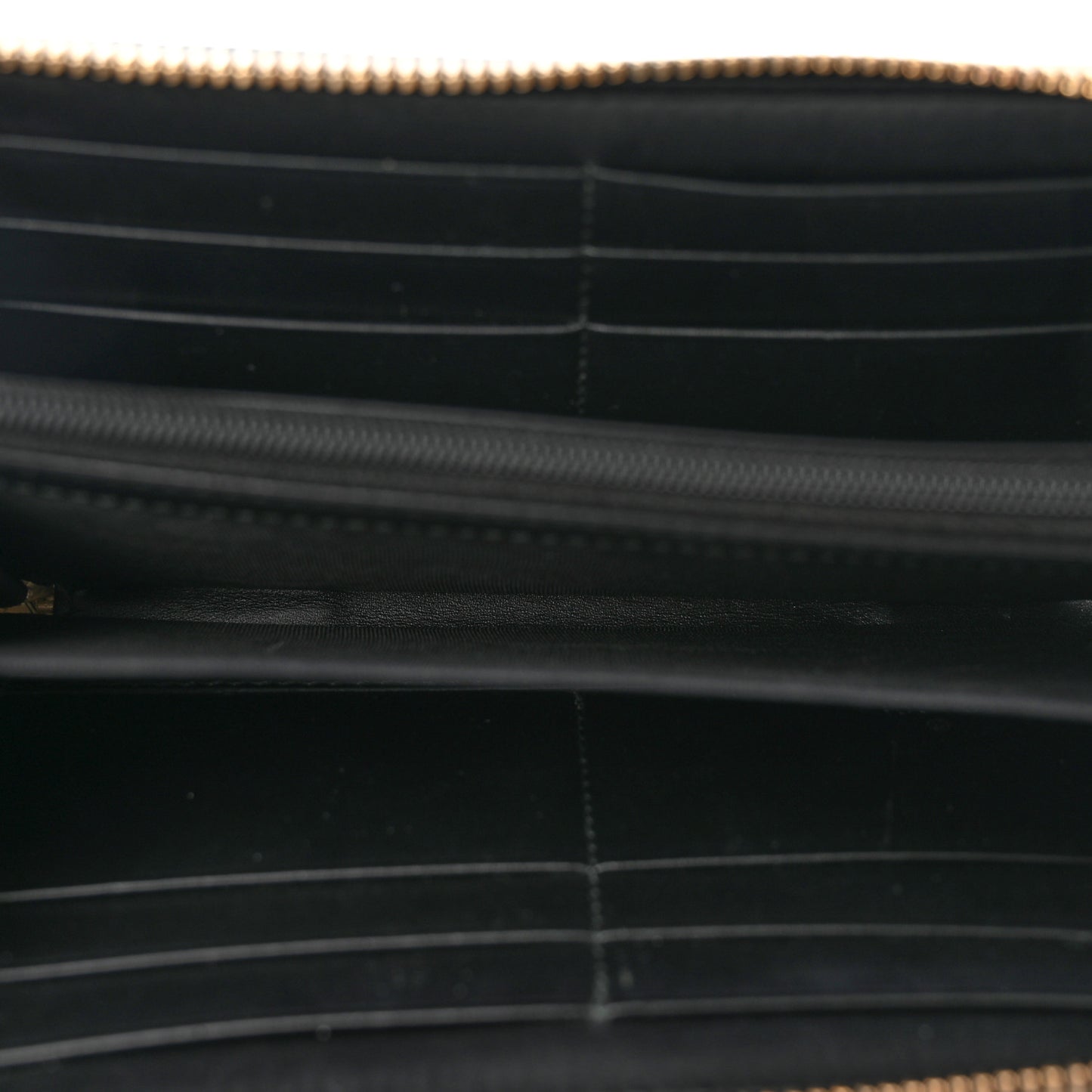 Guccissima Icon Zip Around Wallet Black