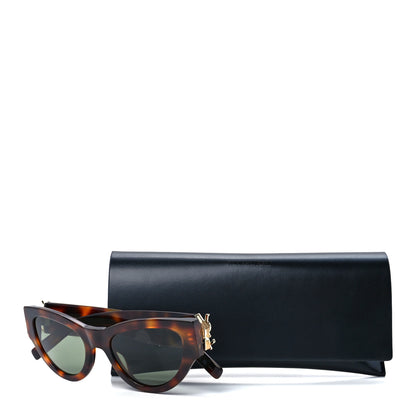Saint Laurent Acetate Cat Eye Sunglasses SLM94 003 Tortoise 8 of 8