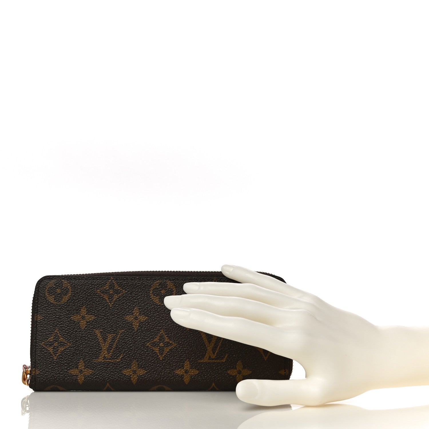 Louis Vuitton Monogram Clemence Wallet Rose Ballerine 2 of 9