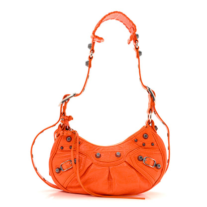 Balenciaga Agneau Arena Le Cagole Shoulder Bag XS Orange 1 of 15