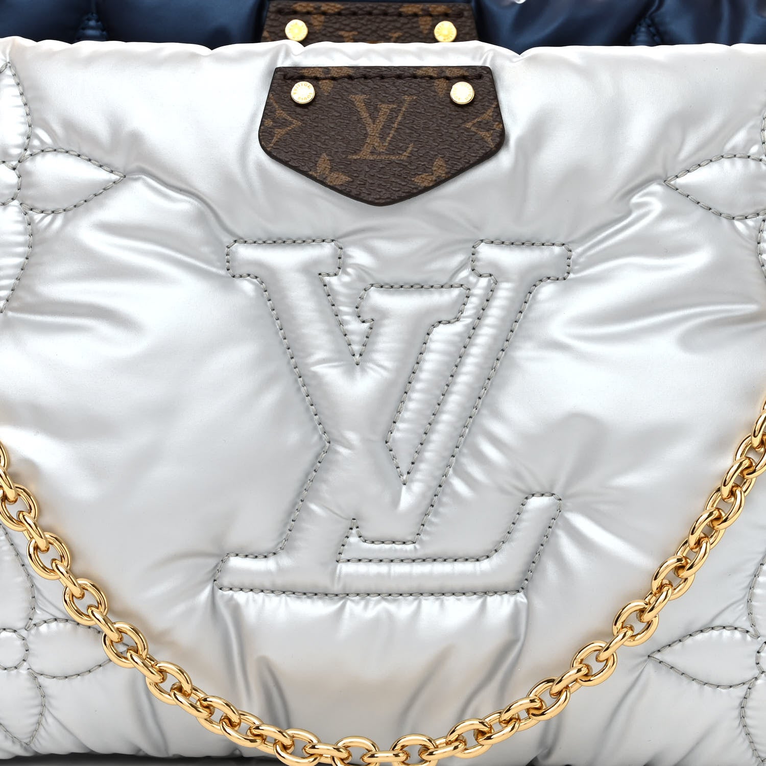 Louis Vuitton Econyl Monogram Pillow Maxi Multi Pochette Accessories Navy Silver 10 of 13