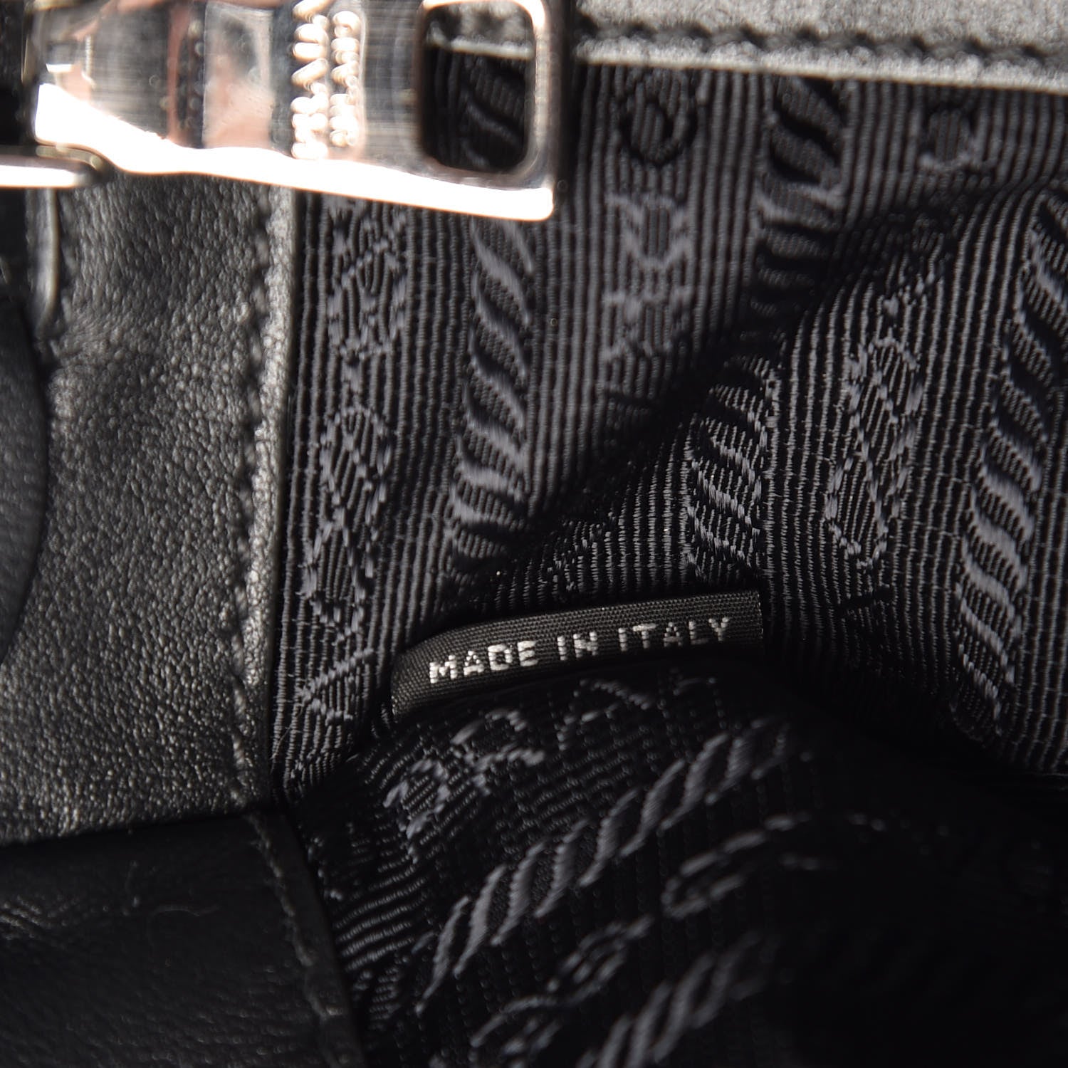Prada Soft Calf Tote Nero Black 7 of 13