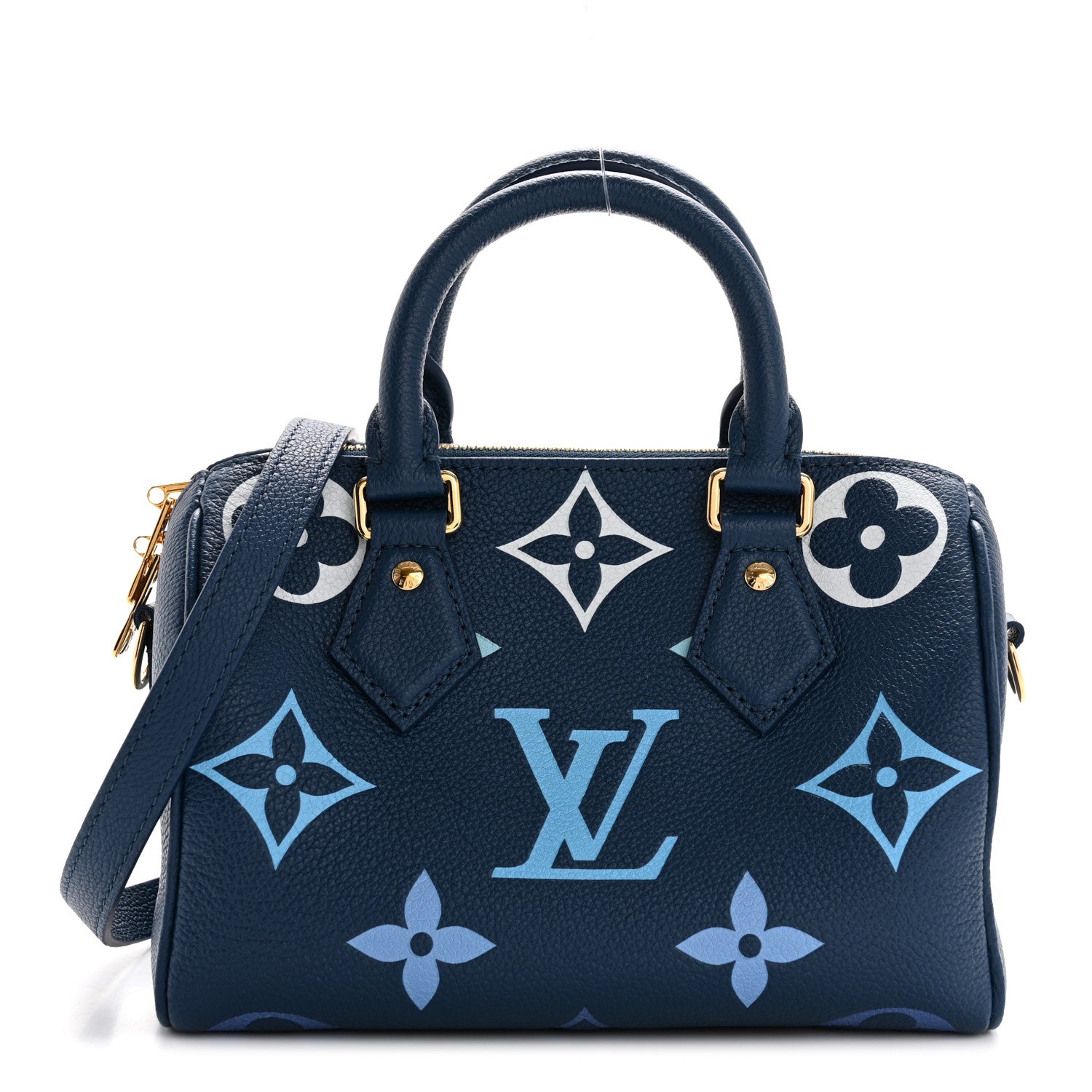 Louis Vuitton Empreinte Monogram Giant Speedy Bandouliere 20 Degrade Blue 1 of 11