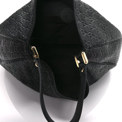 Gucci Guccissima Large New Ladies Web Hobo Black 5 of 13