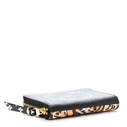 Louis Vuitton Monogram Giant Jungle Zippy Coin Purse Black 3 of 4