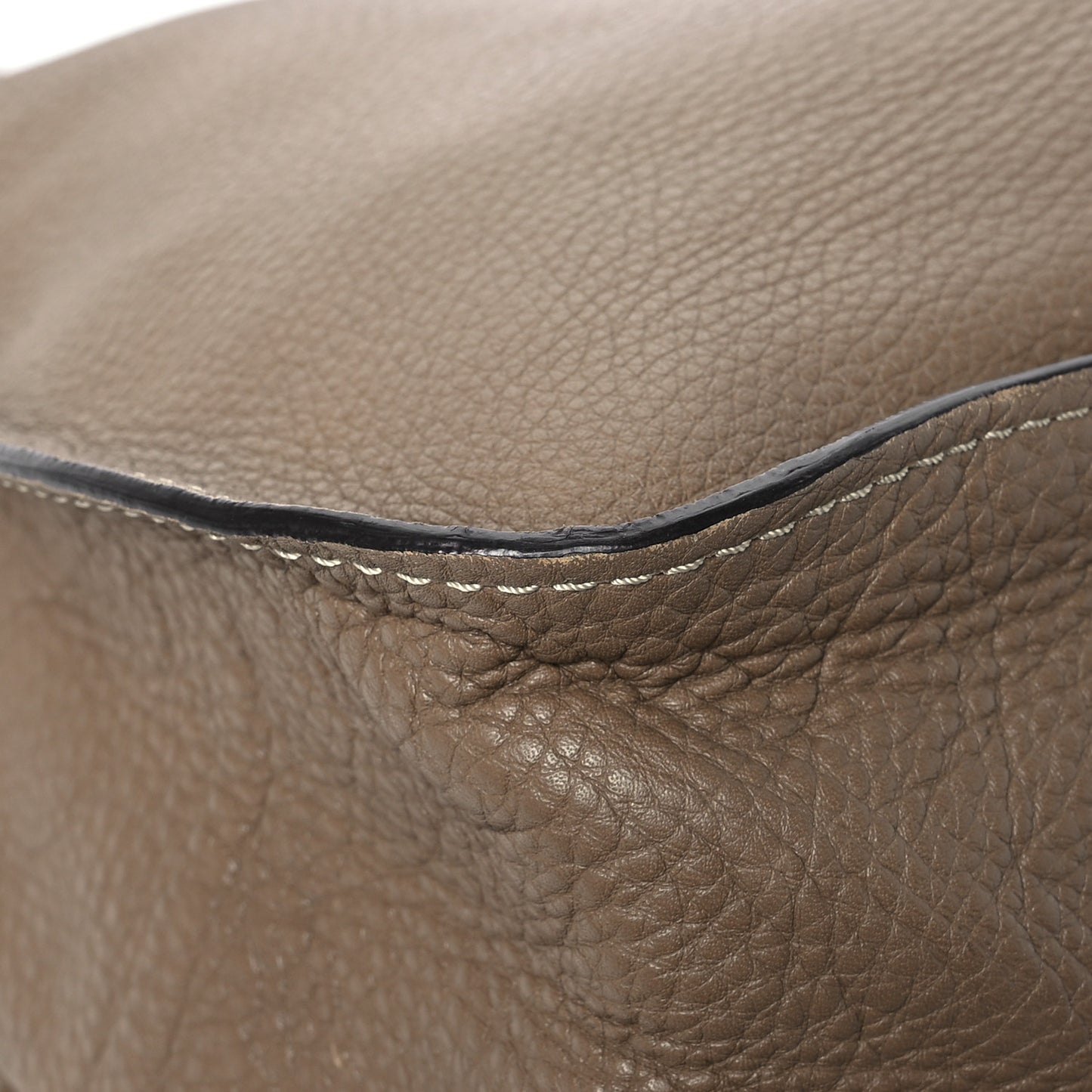 Calfskin Medium Marcie Saddle Shoulder Bag Motty Grey