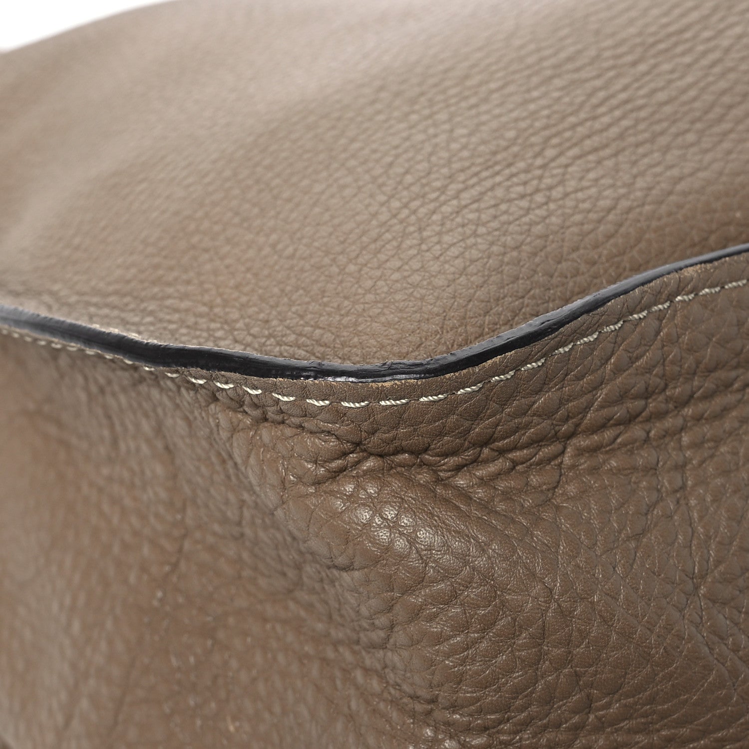 Chloe Calfskin Medium Marcie Saddle Shoulder Bag Motty Grey 12 of 15