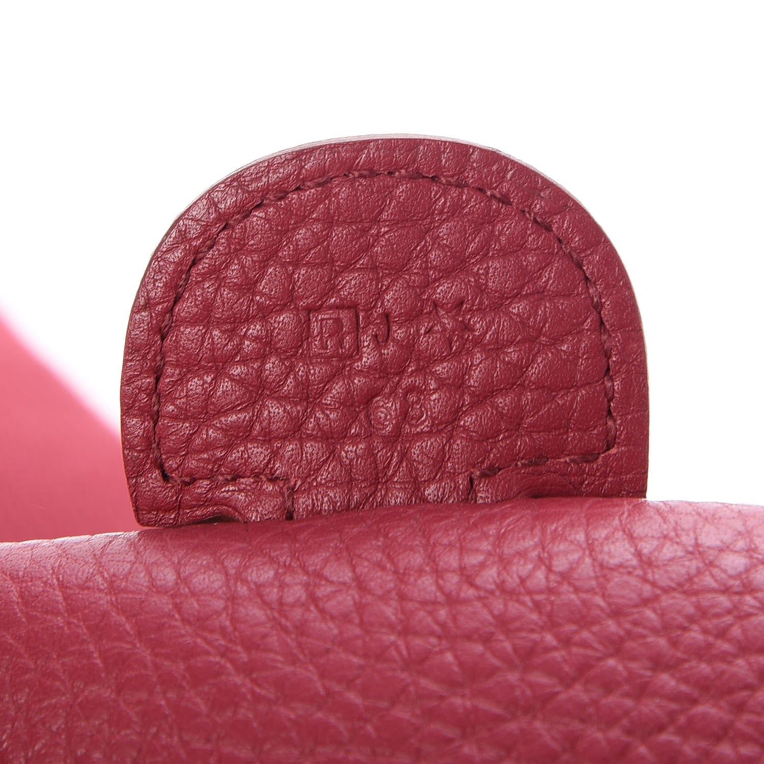Hermes Taurillon Clemence Evelyne III GM Rubis 7 of 8