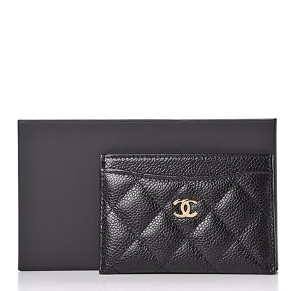 Chanel Caviar Quilted Card Holder Black 9 of 9