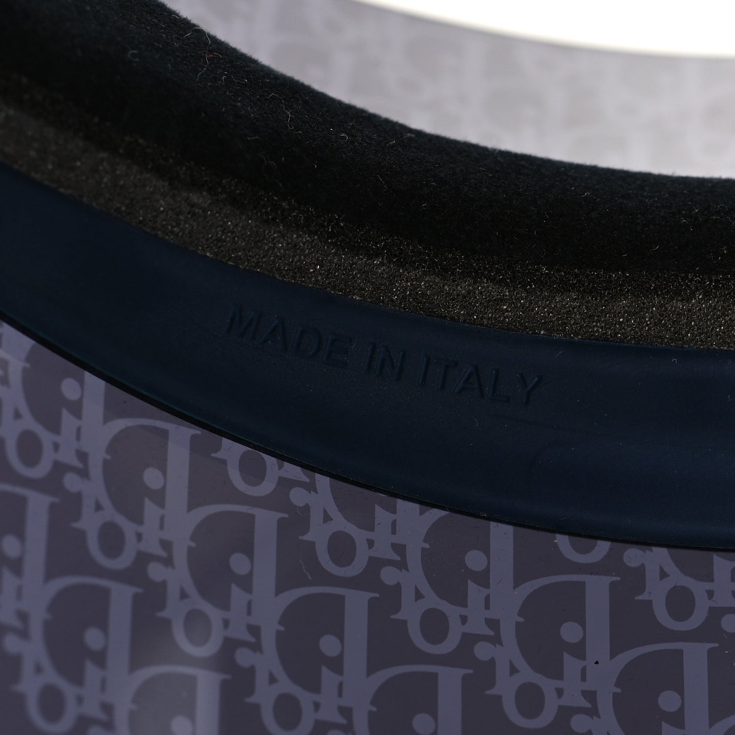 Oblique DiorClub V1U Sun Visor Blue