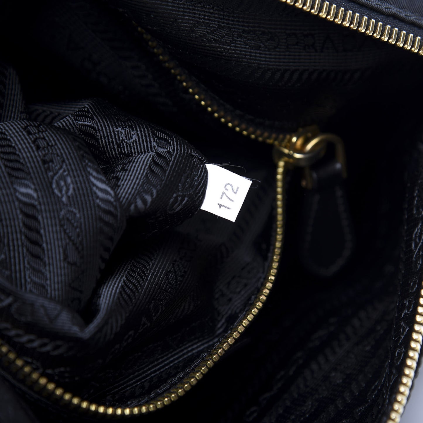 Tessuto Nylon Saffiano Logo Messenger Bag Black