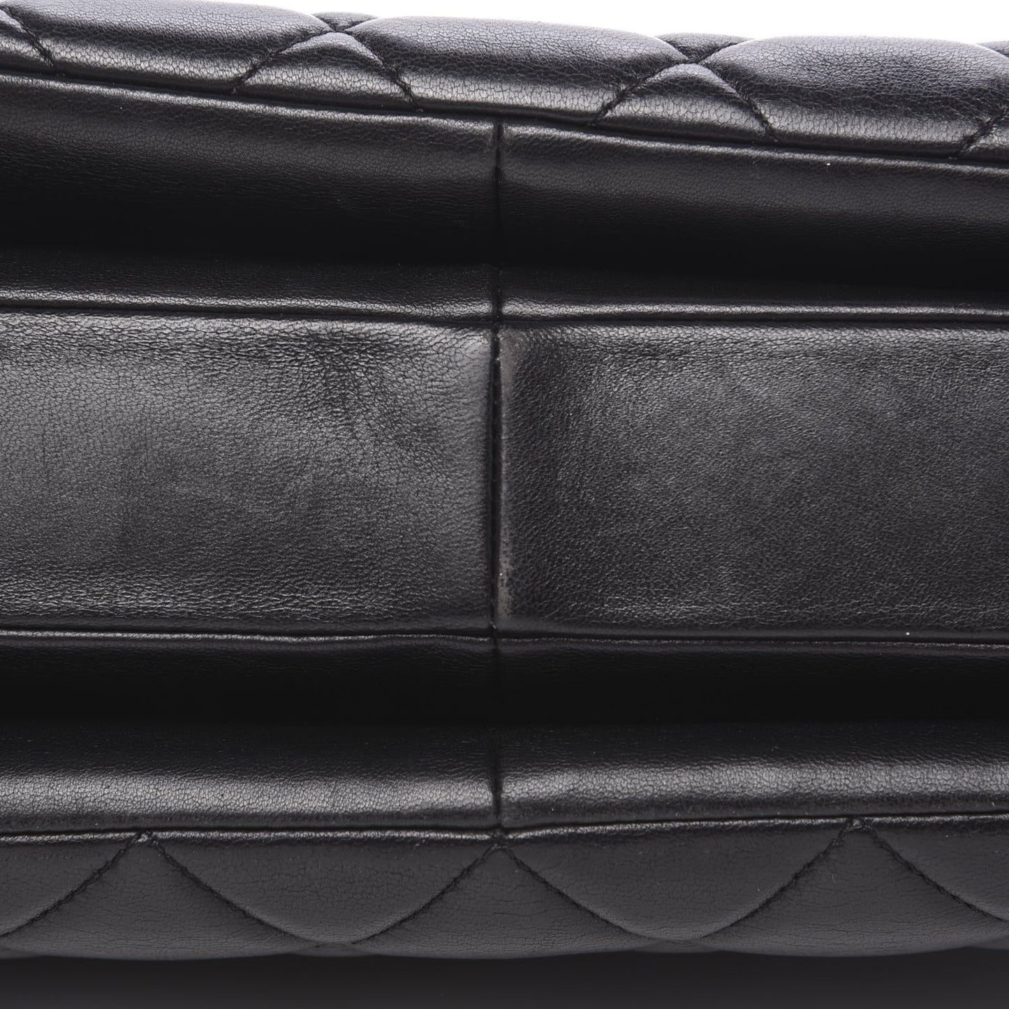 Lambskin Quilted Medium Trendy CC Flap Dual Handle Bag Black