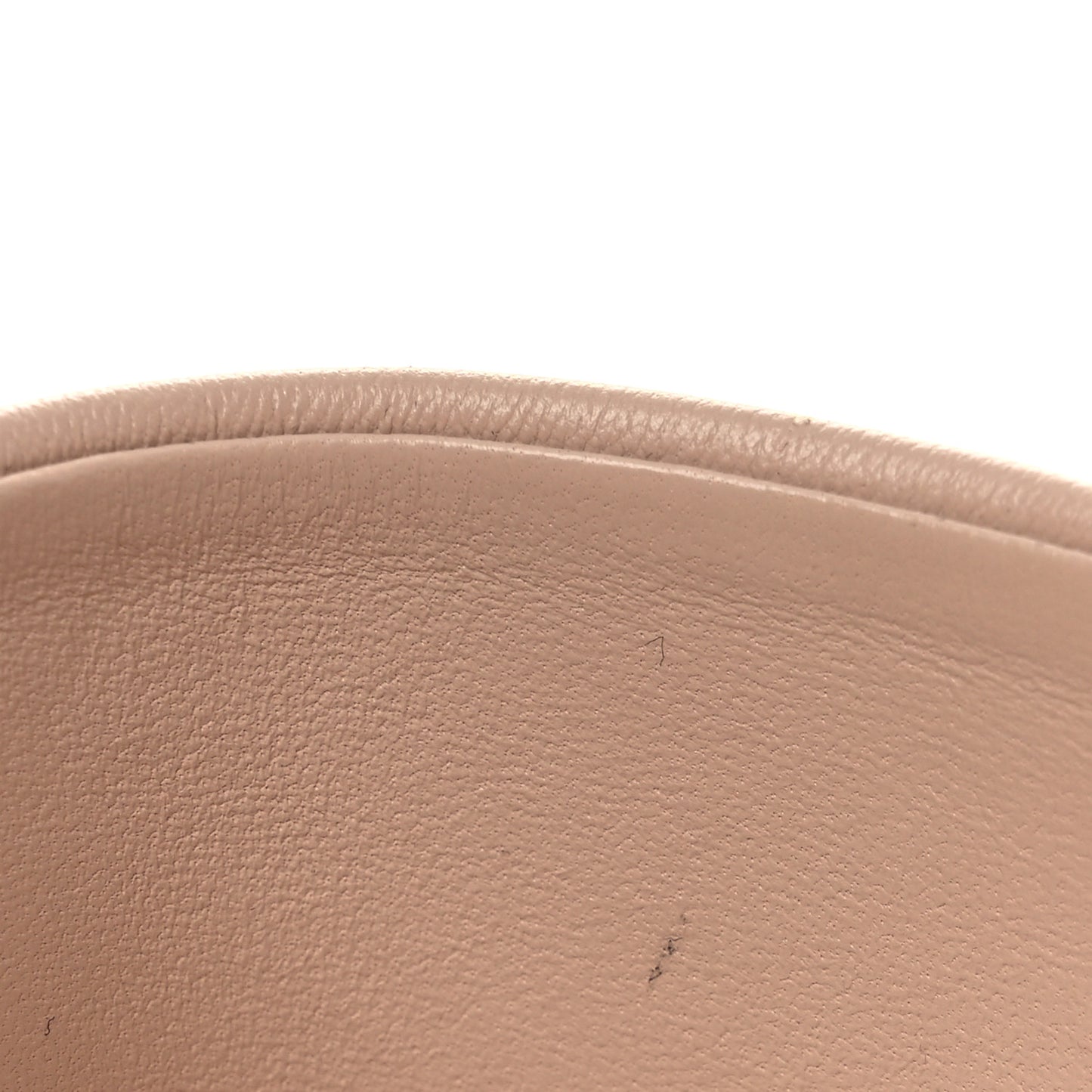 Lambskin Embossed Monogram Drapy Flat Thong Sandal 35.5 Beige