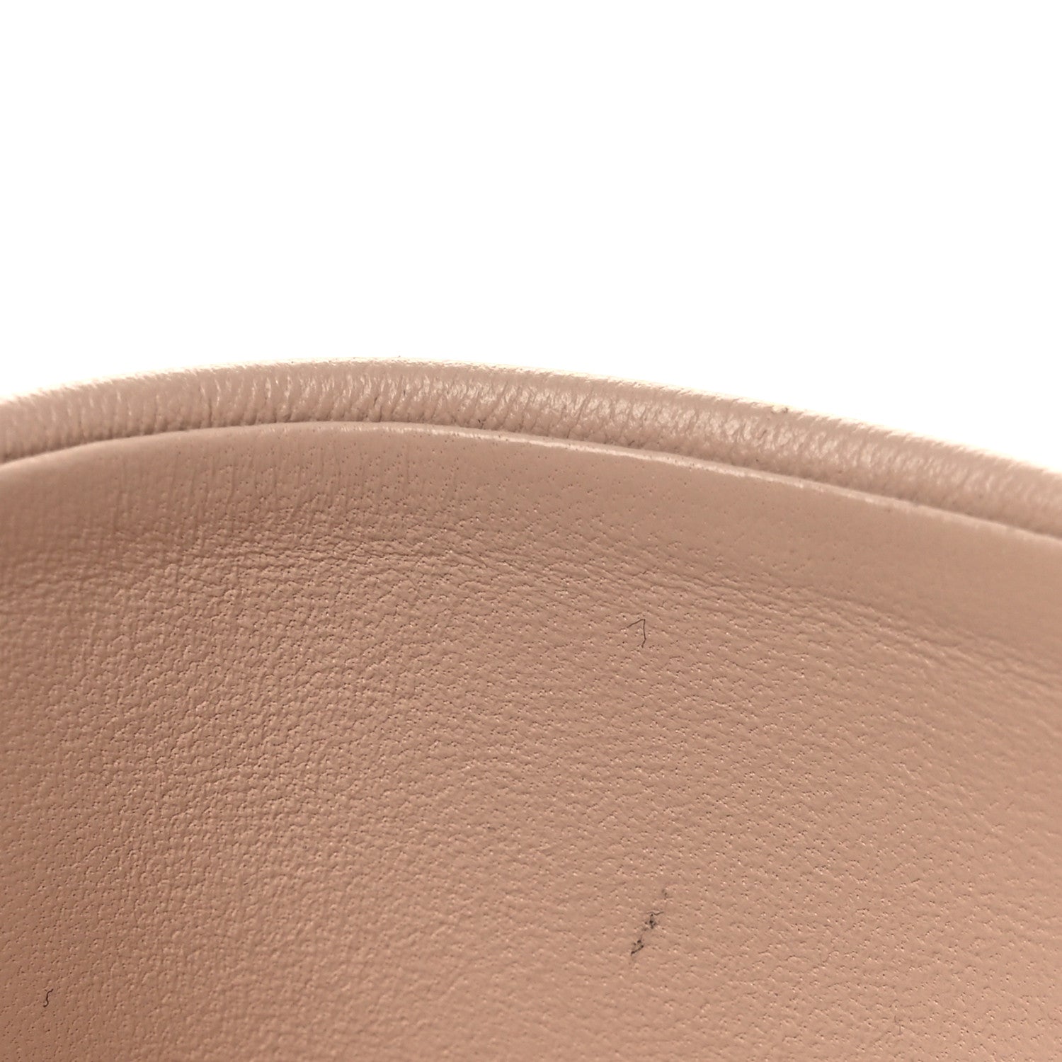 Louis Vuitton Lambskin Embossed Monogram Drapy Flat Thong Sandal 35.5 Beige 11 of 12