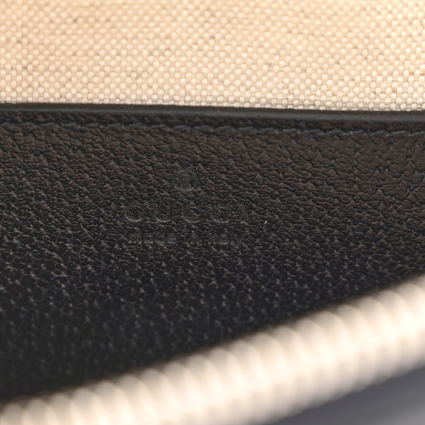 GG Supreme Monogram Textured Dollar Calfskin Web Small Ophidia Tote Bag Beige Blue