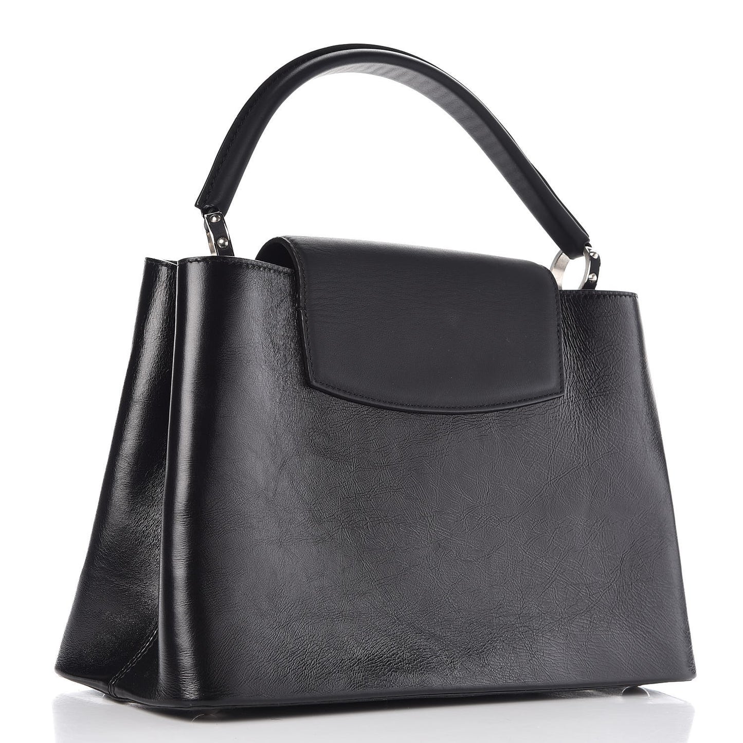 Taurillon Capucines MM Shiny Black