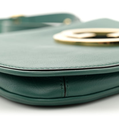 Gucci Roxy Calfskin Blondie Chain Shoulder Flap Bag Emerald 10 of 12