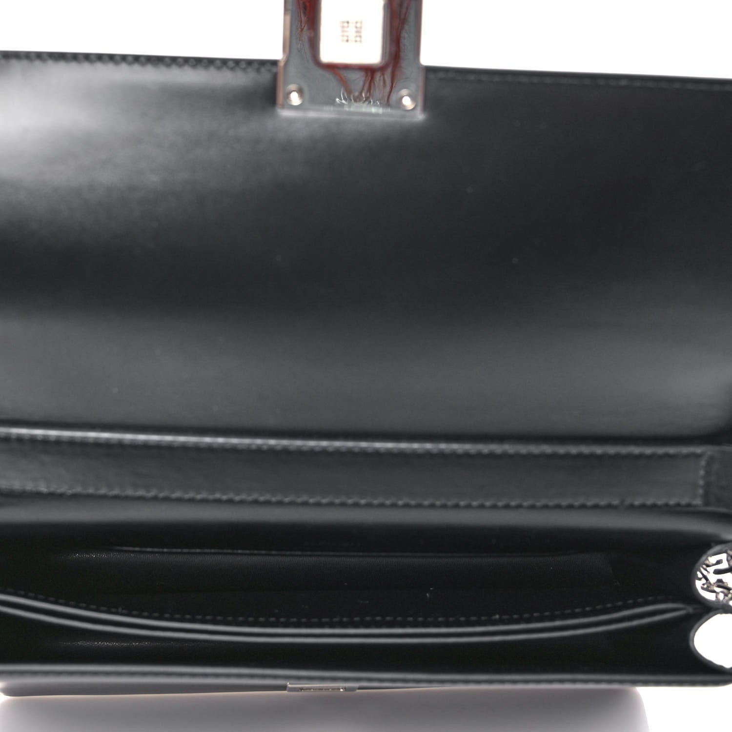 Givenchy Calfskin Medium 4G Chain Shoulder Bag Black 4 of 7