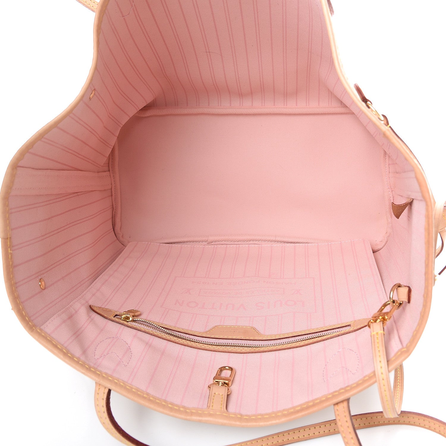 Louis Vuitton Damier Azur Neo Neverfull MM Rose Ballerine 5 of 12